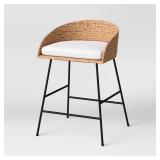 Landis Woven Backed Counter Height Barstool with Cushion - Thresholdâ¢ - Retail: $150