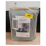 3pc King TENCELâ¢ Comforter and Sham Set Light Teal Green - Thresholdâ¢: Satin Weave, 320 Thread Count, Cooling Bedding Set - Retail: $119