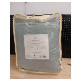 3pc King TENCELâ¢ Comforter and Sham Set Light Teal Green - Thresholdâ¢: Satin Weave, 320 Thread Count, Cooling Bedding Set - Retail: $119