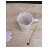 Fabulous Quote Ceramic Mug with Gold Spoon - Retail: $15