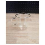 Double-Wall Glass Coffee Cup - Retail: $12