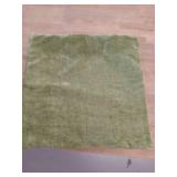 Green Textured pillow covers 21.5 x 21.5 - Retail: $65