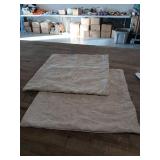 Natural Linen Pillow Covers 15.5 x 15.5 qty 2 - Retail: $30