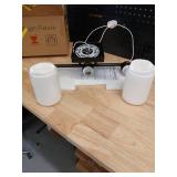 Bathroom light fixture (missing one shade) - Retail: $85