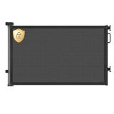 Retractable Baby Gate for Stairs, 55\" Wide Mesh Dog Gate Indoor, 34