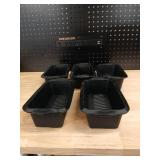 Black Silicone Non-Stick Bread Loaf Pan Set - Retail: $25