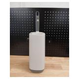 Modern Silicone Toilet Brush with Holder - Retail: $15