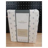 Full Printed Performance 400 Thread Count Sheet Set White/Blue Dot - Thresholdâ¢: Cotton Sateen, Deep Pockets, OEKO-TEX Certified - Retail: $50
