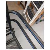 Black Metal Mesh Patio Chair qty 2 - Retail: $75