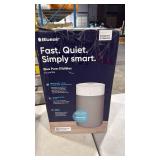 Blueair - Blue Pure 411a Max 219 Sq. Ft HEPASilent Small Room Bedroom Air Purifier - White/Gray