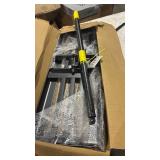 Extra Wide 30\" Leveling Rake for Lawn Care - Stainless Steel Handle with Ergonomic Grip | Professional Grass Leveling Tool for Golf Courses, Soccer Fields, Backyard Turf Maintenance (pole does not ex