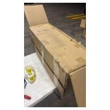 Vickerman 6.5  x 39  Flocked Slim Kiana Artificial Christmas Tree  3mm LED Color Changing Lights