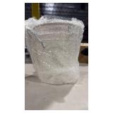 4L Ice Bucket with Scoop and Lid, Double Walled Insulated Wine Bucket Chiller with Carry Handles, Beverage Tub for Cocktail Party, Camping, BBQ, Indoor & Outdoor Use, White