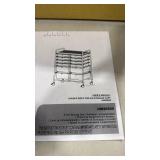 Costway double side 6 tier storage cart