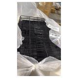Black Metal Wire Pet Crate medium