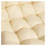 $160 Yechen Hanging Egg Chair with Stand, Grey Cushion.