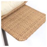 $160 Yechen Hanging Egg Chair with Stand, Grey Cushion.