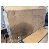 $160 Yechen Hanging Egg Chair with Stand, Grey Cushion.