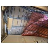 $485 Patio Rocking Chair Outdoor w/ BROWN Cushion, Large Rattan Wicker