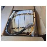 $485 Patio Rocking Chair Outdoor w/ BROWN Cushion, Large Rattan Wicker