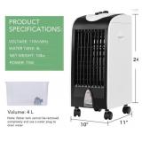 Gymax Home Office Air Cooler Portable Fan Humidifier