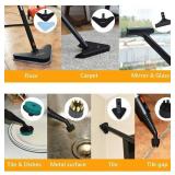 $120 COSTWAY Steam Cleaner, 19 Accessories, Chemical-Free, 1.5L