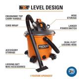 $119 RIDGID 16 Gal 5.0 HP Wet/Dry Vac w/Filter & Locking Hose