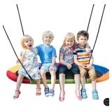 $165! Costway 60" Saucer Tree Swing Surf Outdoor Adjustable