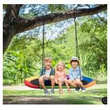 $165! Costway 60" Saucer Tree Swing Surf Outdoor Adjustable