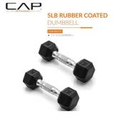 CAP Barbell Coated Dumbbell Weight | Multiple Options Pairs & Sets