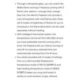 Costway 28.5" Electric Fireplace