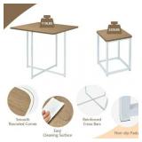 $360 Costway 5pcs Dining Set Table & 4 Stools Metal Frame