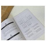 $360 Costway 5pcs Dining Set Table & 4 Stools Metal Frame