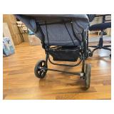 $170 BABY JOY Double Stroller, Foldable Lightweight Twin, Gray
