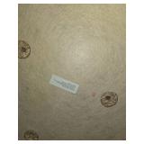 39" x 2" Fuzzy Base, Brown, HEAVY. (cool for a card table!)