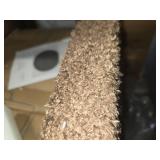 39" x 2" Fuzzy Base, Brown, HEAVY. (cool for a card table!)