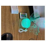 Stitch & Angel 3D Lamp with Remote Nighlight