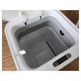 JOYBOS Waterproof Automatic Trash Can, 3 Gallon, White, 8.5x.8.5x13.