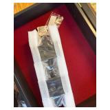 2 Pistol Handgun Revolver Display Case Cabinet Shadow Box