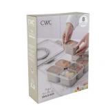 COOK WITH COLOR Taupe Snackle Box, 8-Compartment Serving Tray