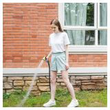 $46 Fevone Garden Water Hose, Aluminum Fittings, 5/8" x 55 ft