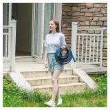 $46 Fevone Garden Water Hose, Aluminum Fittings, 5/8" x 55 ft