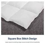 ACCURATEX King Comforter - Down Alternative, 120x 90 White