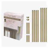 Classic Plated Satin Brass Iron 3.5in Projection Rod Bracket