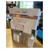 Classic Plated Satin Brass Iron 3.5in Projection Rod Bracket