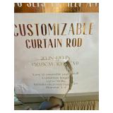 Classic Plated Satin Brass Iron 3.5in Projection Rod Bracket