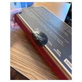 Grilling Seasonings Gift Set: Tongs, Magnet, Cooler, Spatula.