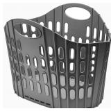 Addis Flat Easy Store Laundry Basket, Dark Grey, 38L 518150