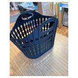 Addis Flat Easy Store Laundry Basket, Dark Grey, 38L 518150