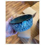 $69 BLUE!! Dinnerware Sets 16 Pieces - Porcelain Crockery, Service for 4.